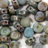 Picasso Silver DiscDuo Beads