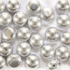 Metallic Silver Preciosa Candy Beads