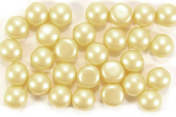 Satin Cream Preciosa Candy Beads