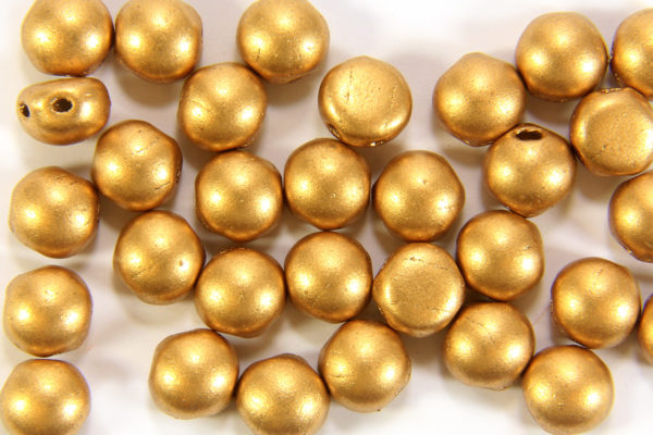 Satin Gold Preciosa Candy Beads