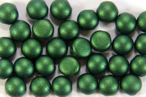 Satin Emerald Preciosa Candy Beads