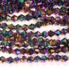 Metallic Rainbow Crystal Bicones