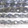 Lustre Dusty Blue Facetted Crystal Drops