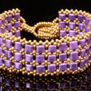 Golden Purple Times Square Bracelet Kit