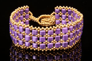 Golden Purple Times Square Bracelet Kit