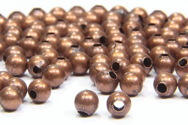 Silver Plated Acrylic Spacer Beads