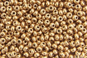 Satin Gold Preciosa Seed Beads