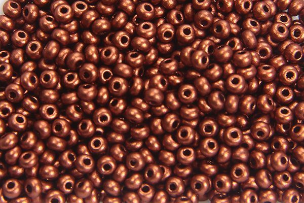 Satin Terracotta Preciosa Seed Beads