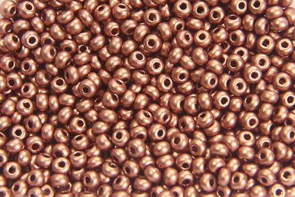 Satin Copper Preciosa Seed Beads