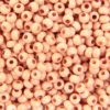 Lustred Opaque Coral Preciosa Seed Beads