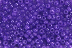 Opaque Royal Purple Preciosa Seed Beads