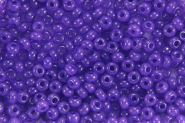 Opaque Royal Purple Preciosa Seed Beads