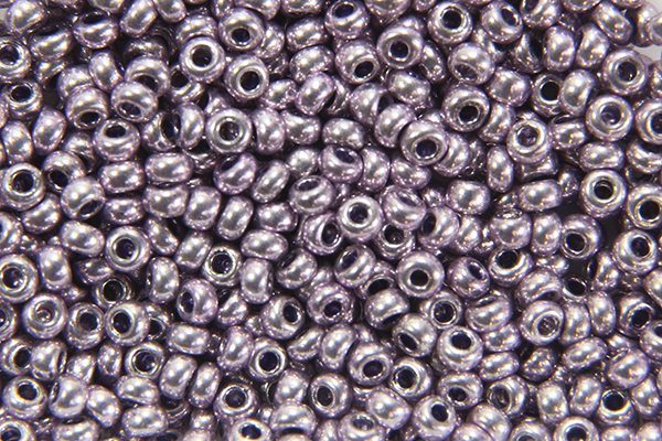 Metallic Lilac Preciosa Seed Beads