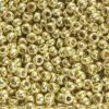 Metallic Gold Verdi Preciosa Seed Beads