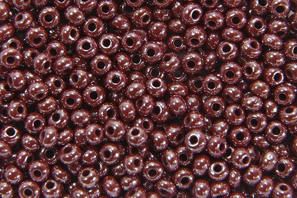 Opaque Sfinx Sienna Preciosa Seed Beads