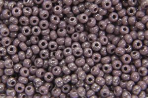 Opaque Sfinx Violet Preciosa Seed Beads