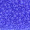 Frosted Capri Blue Preciosa Seed Beads