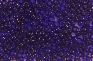 Transparent Navy Blue Preciosa Seed Beads