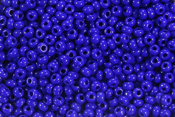 Opaque Dakota Blue Preciosa Seed Beads