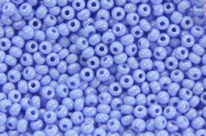 Opaque Rainbow Periwinkle Preciosa Seed Beads