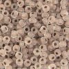 Frosted Colour Lined Mocha Preciosa Seed Beads