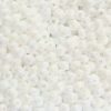 Chalkwhite Rainbow Preciosa Seed Beads