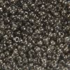 Lustred Transparent Charcoal Preciosa Seed Beads