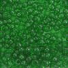 Frosted Holly Green Preciosa Seed Beads