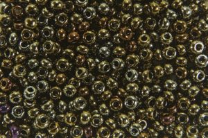 Metallic Iris Hazel Preciosa Seed Beads