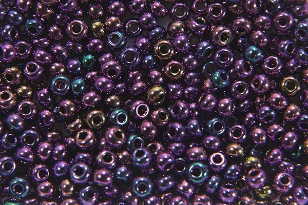 Metallic Iris Purple Preciosa Seed Beads