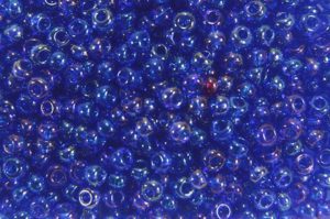 Rainbow Royal Blue Preciosa Seed Beads