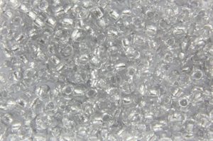 Silver Lined Grey Preciosa Seed Beads