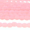 Frosted Opal Cherry Czech Glass
