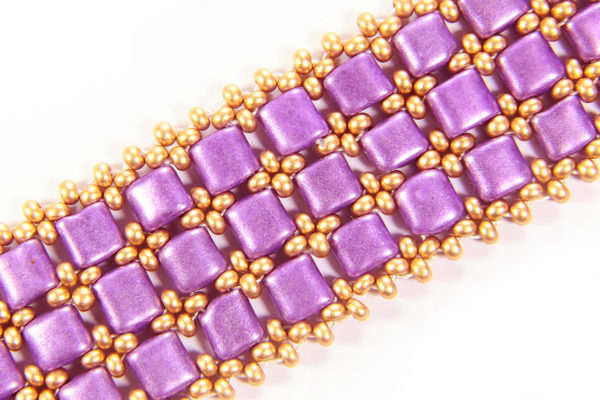 Golden Purple Times Square Bracelet Kit