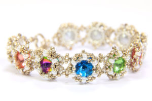 Starburst Rivoli Bracelet and Earring Set