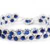 Electric Blue Raindrop Bracelet