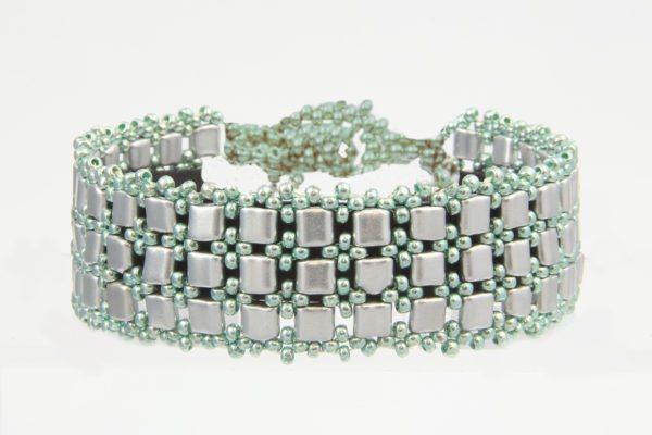 Silver Mint Times Square Bracelet Kit