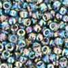 Transparent Rainbow Grey Toho Round Seed Beads