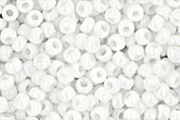 Opaque White Toho Round Seed Beads