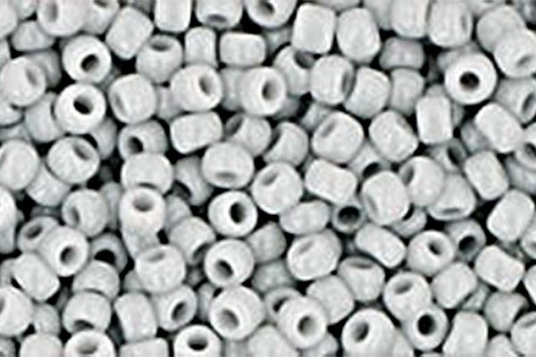 Opaque Grey Toho Round Seed Beads