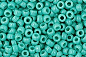 Opaque Turquoise Toho Round Seed Beads
