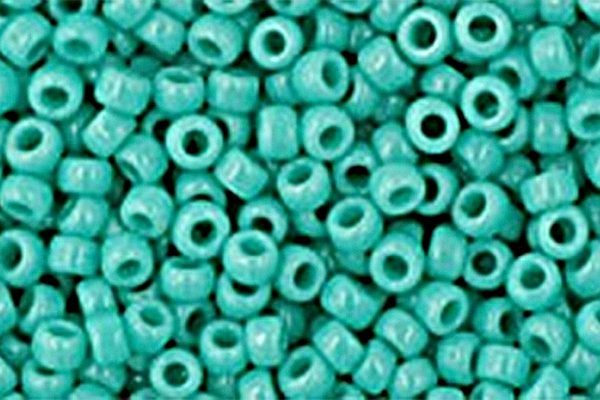 Opaque Turquoise Toho Round Seed Beads