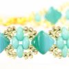 Two's Company Bracelet, Turquoise - Makes 2