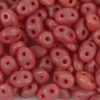 Matt Red Precision Twin Beads