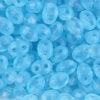 Matt Transparent Azure Precision Twin Beads