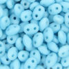 Frosted Sky Blue Precision Twin Beads