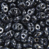 Gunmetal Blue Lustre Precision Twin Beads