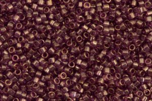 Amethyst Gold Luster Delica Beads