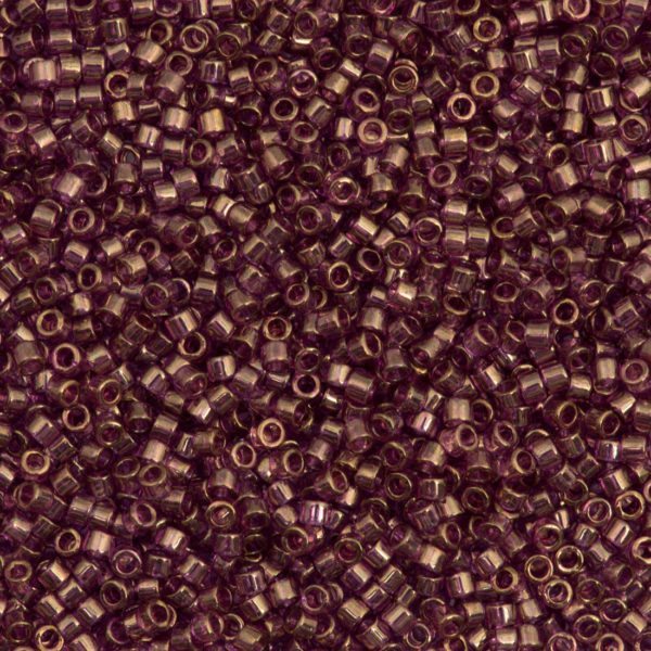 Amethyst Gold Luster Delica Beads