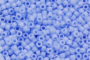 Opaque Agate Blue Delica Beads